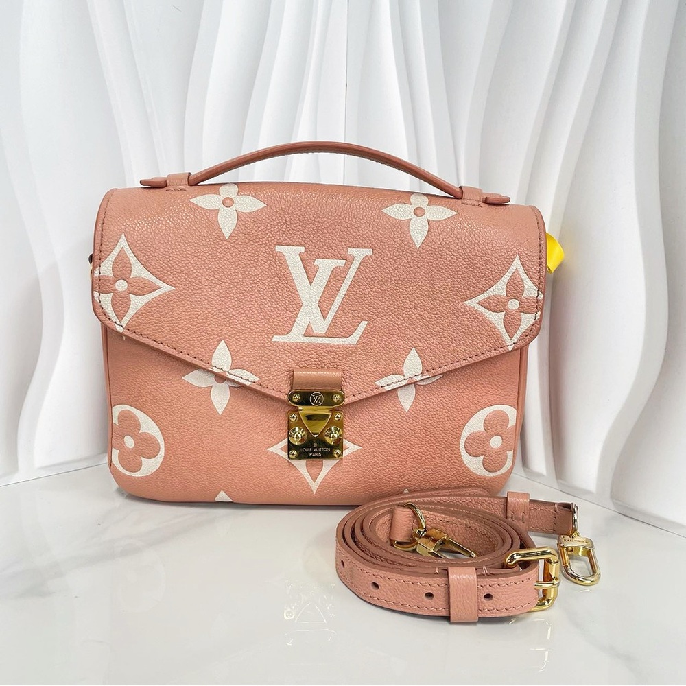 Louis Vuitton Pink Monogram Leather Crossbody Bag